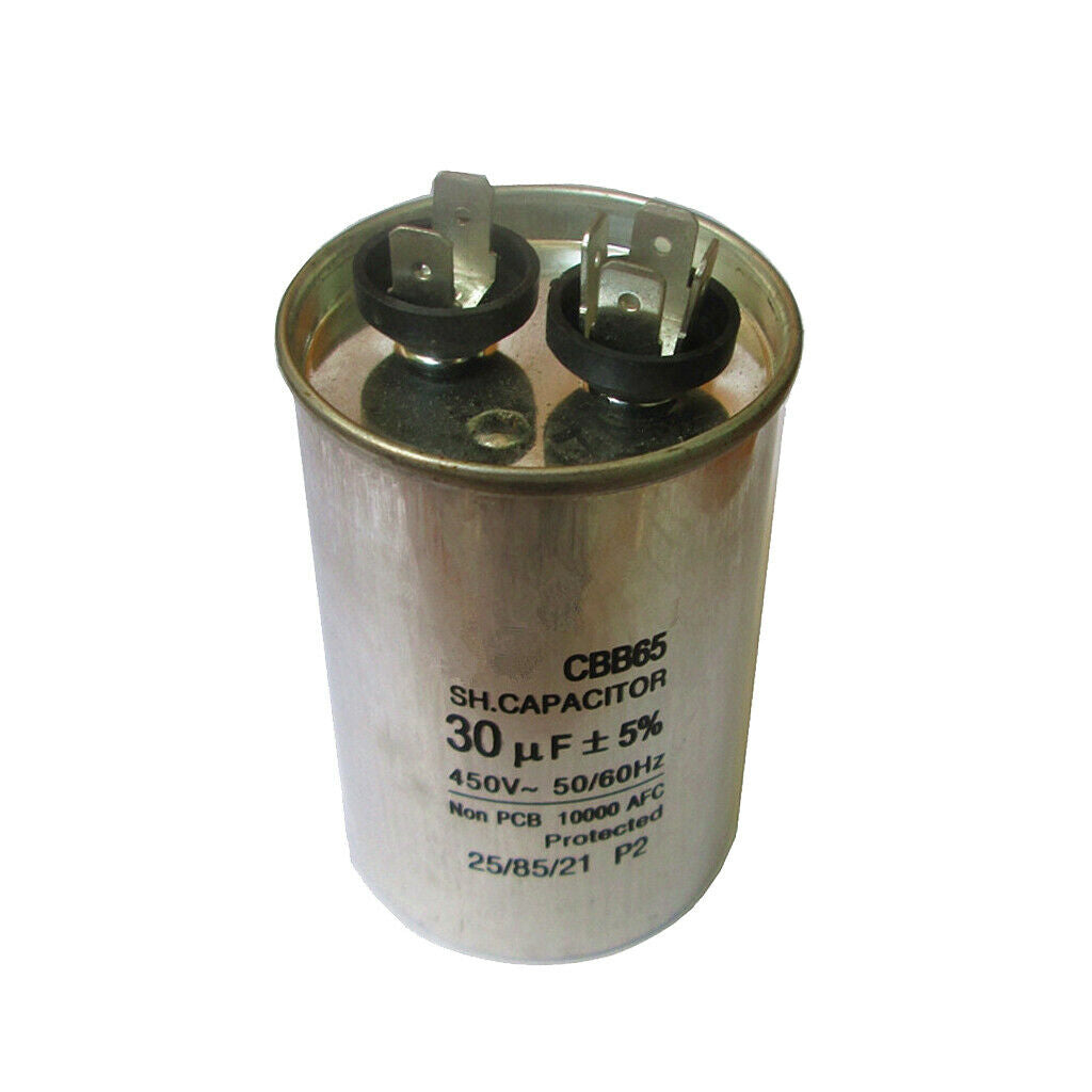 Motor Run Capacitor, 30uF, 450VAC