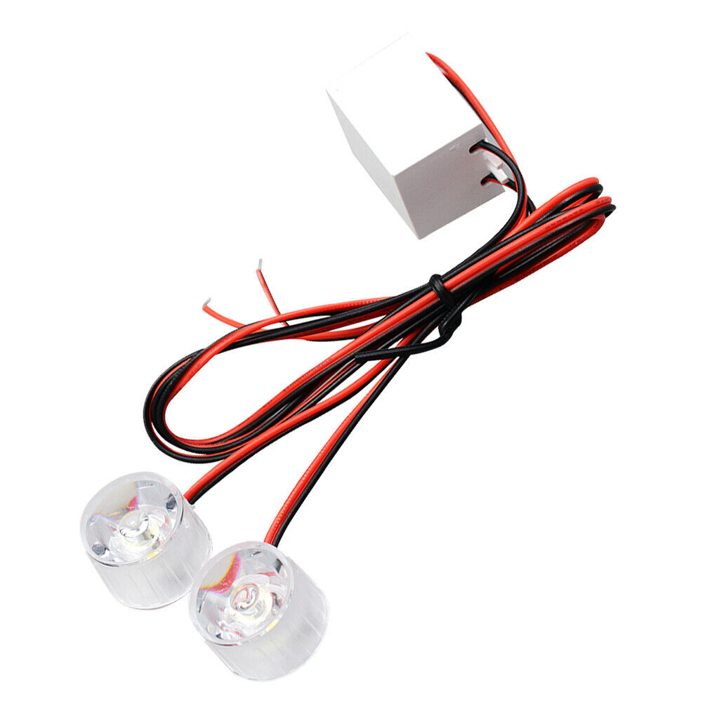 4Pcs Auto ATV Flashing Emergency Traffic Advisor LED Strobe Lights Lamps