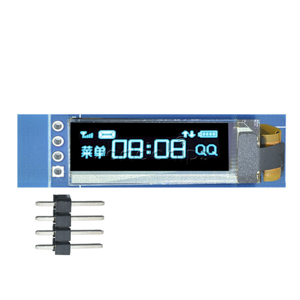 10PCS Lot 0.91"Inch 128x32 IIC I2C OLED LCD Display Module 3.3V 5V For  Arduino