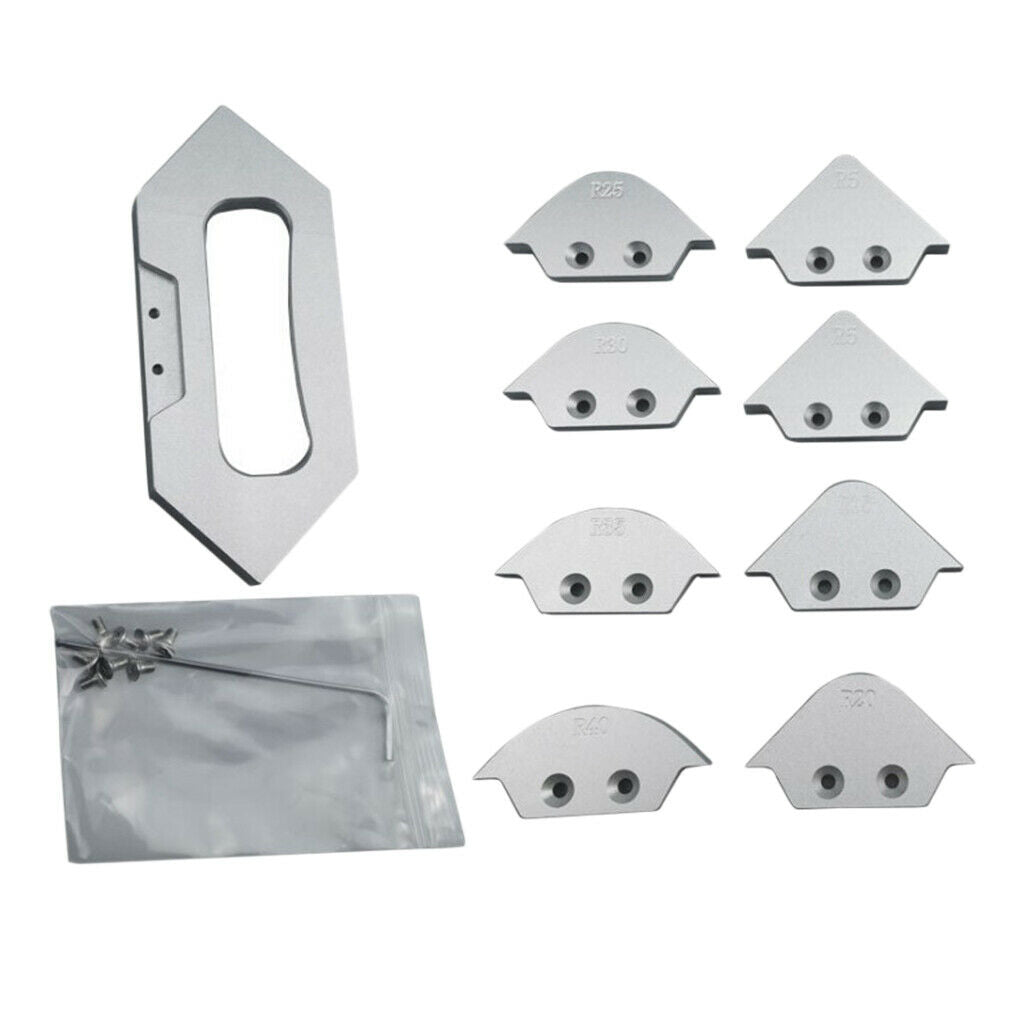 Jig Radius Chamfer Profile Corner Jig Radius Chamfer Aluminum Alloy DIY