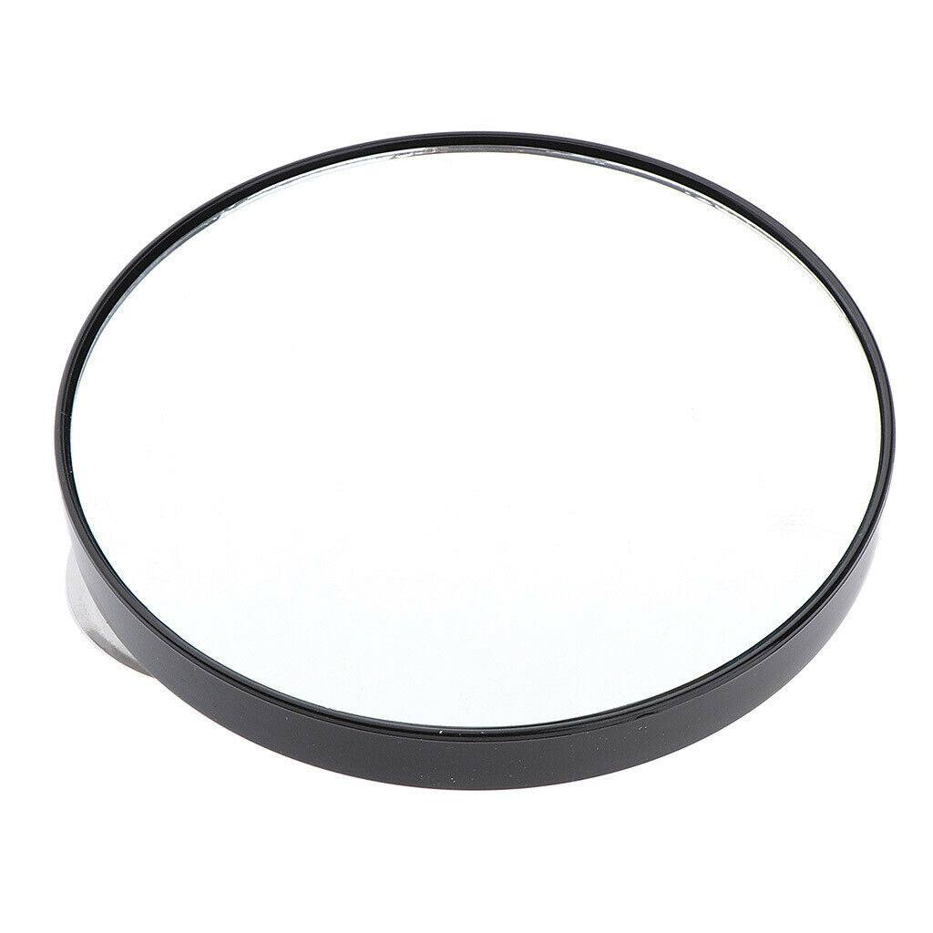 2 Pieces 10X Magnifying Round Mirrors with 2 Mounting Suction Cups - Use for