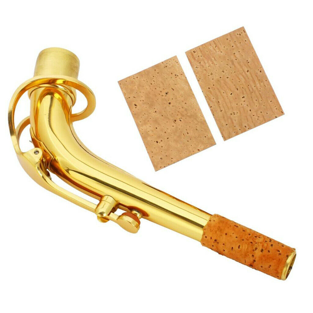10 Pieces Saxophone Interface Cork Natural Neck Cork Replacement Parts Brown