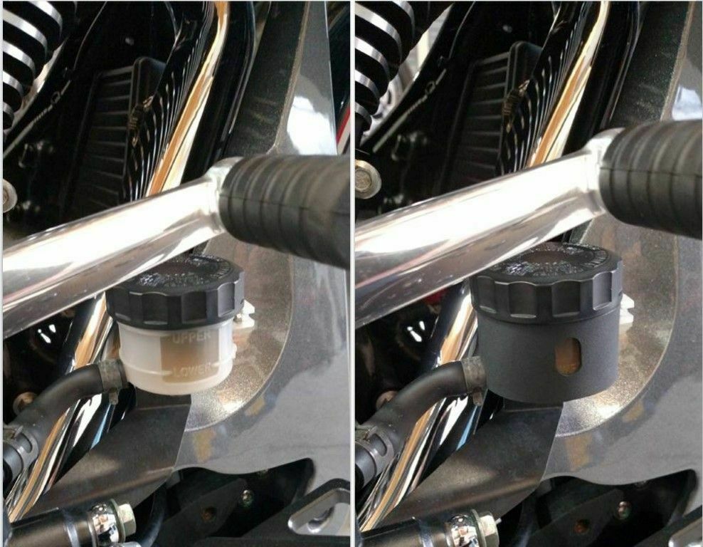Reservoir Cover Rear Brake Fit For Victory Cross Country Cross Road Magnum