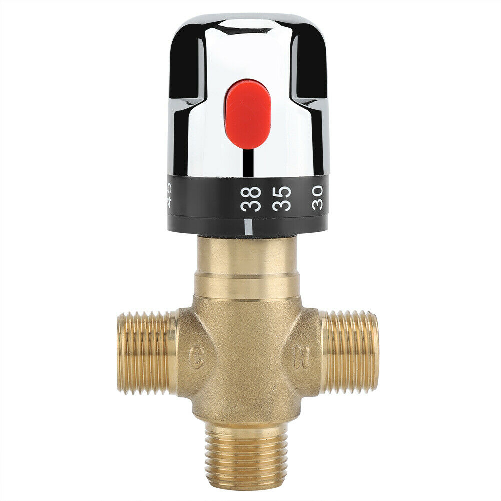 Thermostatic Mixing Valve Pipes Basin Constant Water Temperature Toilets Tap