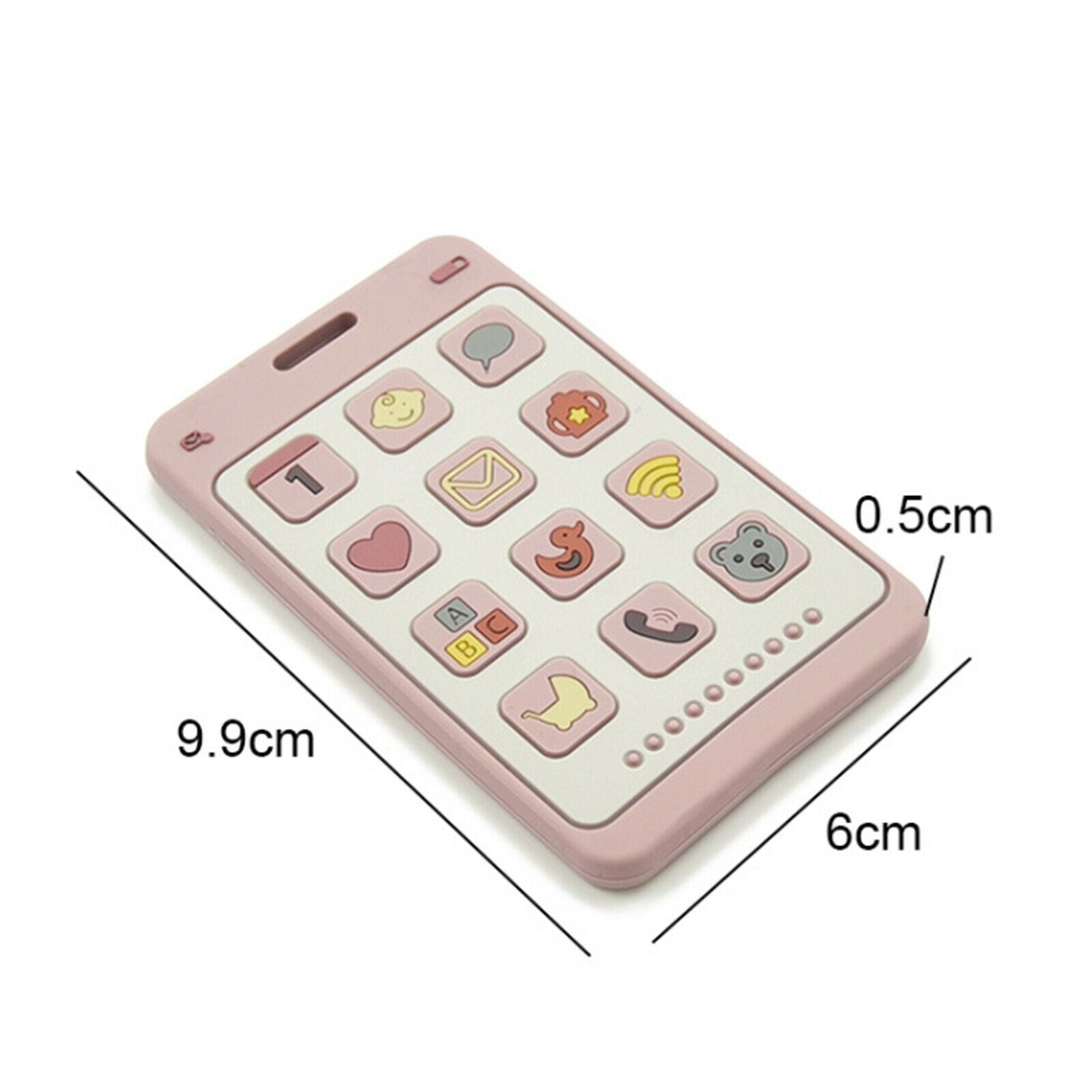Soft Teethers Sensory Teething Nursing Phone Pretend Play Toys Age 6 Month