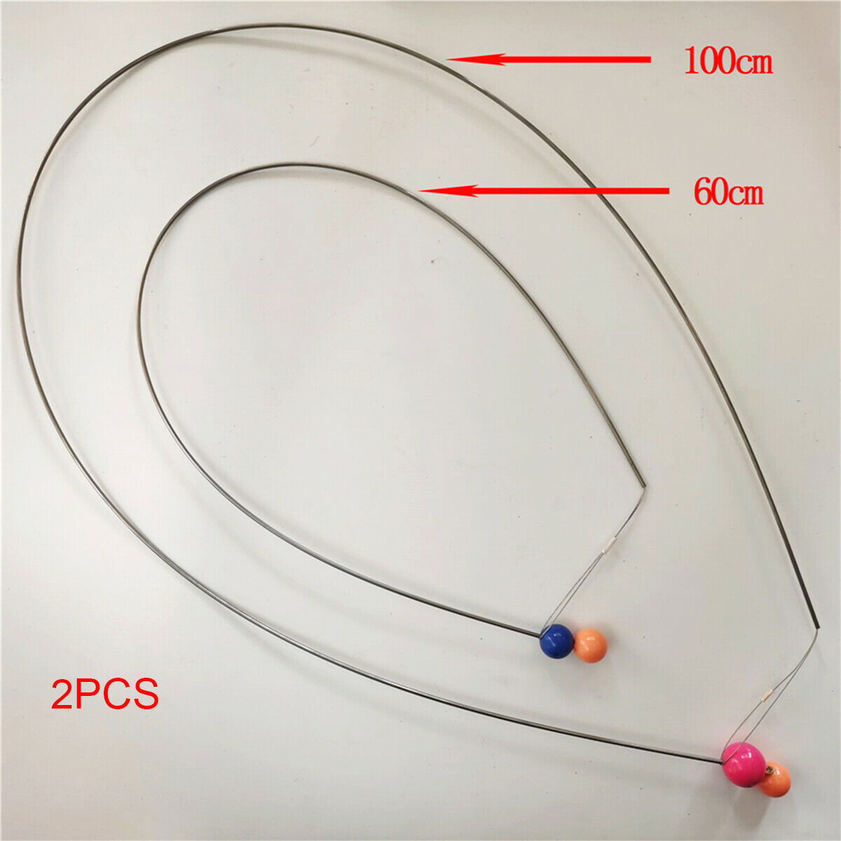 2PCS 60CM+100CM Door Pull Tool Steel Ball Long Short Two-piece Tool Accessories