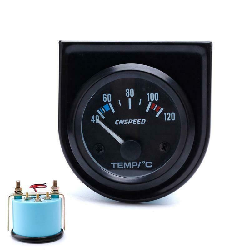 2" 52mm Black Car Auto Digital LED Water Temp Temperature Gauge Kit 40-120â„ƒ New"