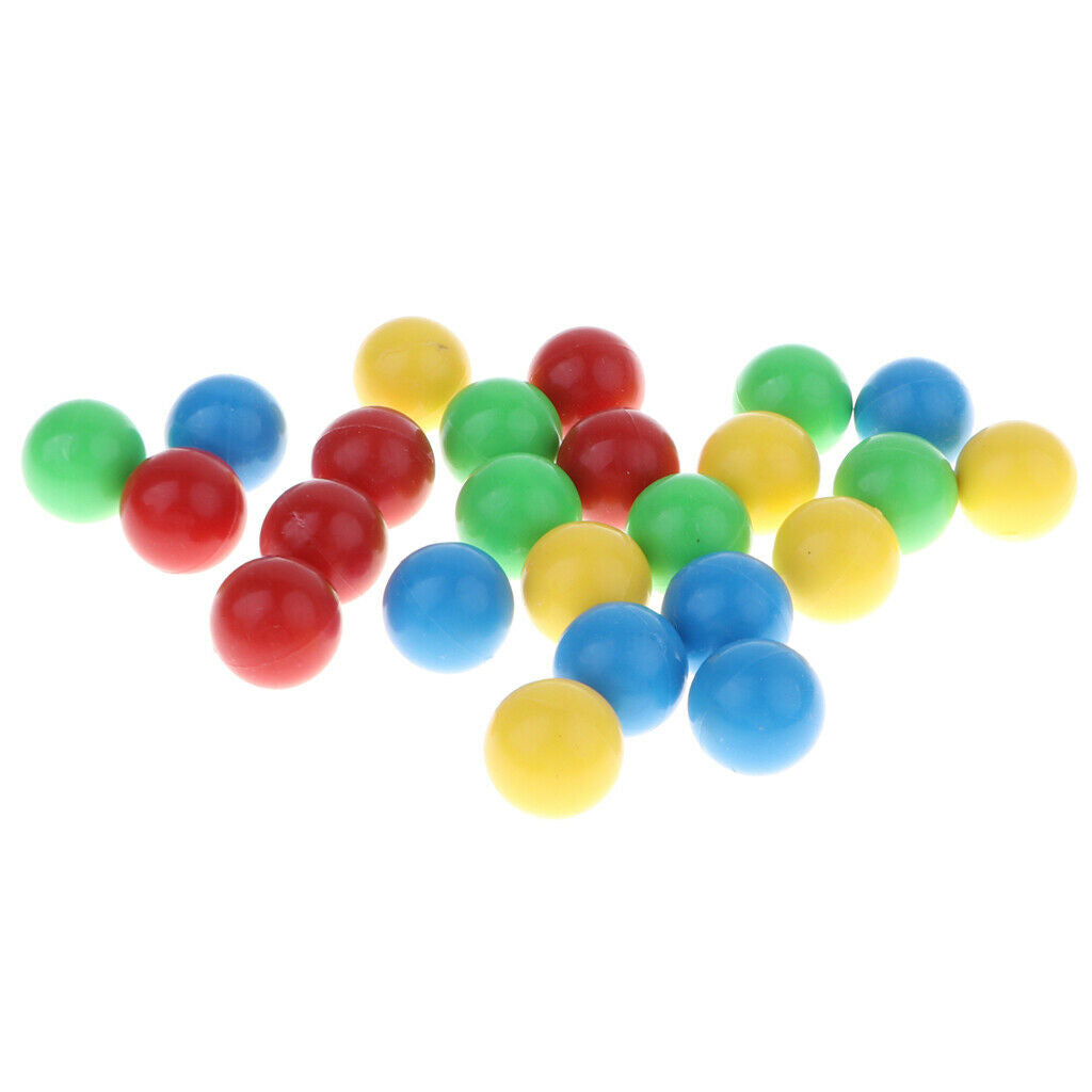 Desktop Hungry Frog Game Replacement Parts - 24 Pieces Colorful Beads