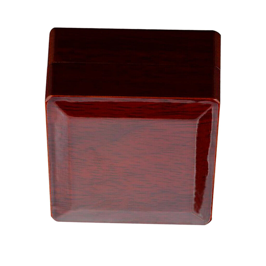 2x Wood Display Box Championship Wedding Rings Organizer Holder Showcase
