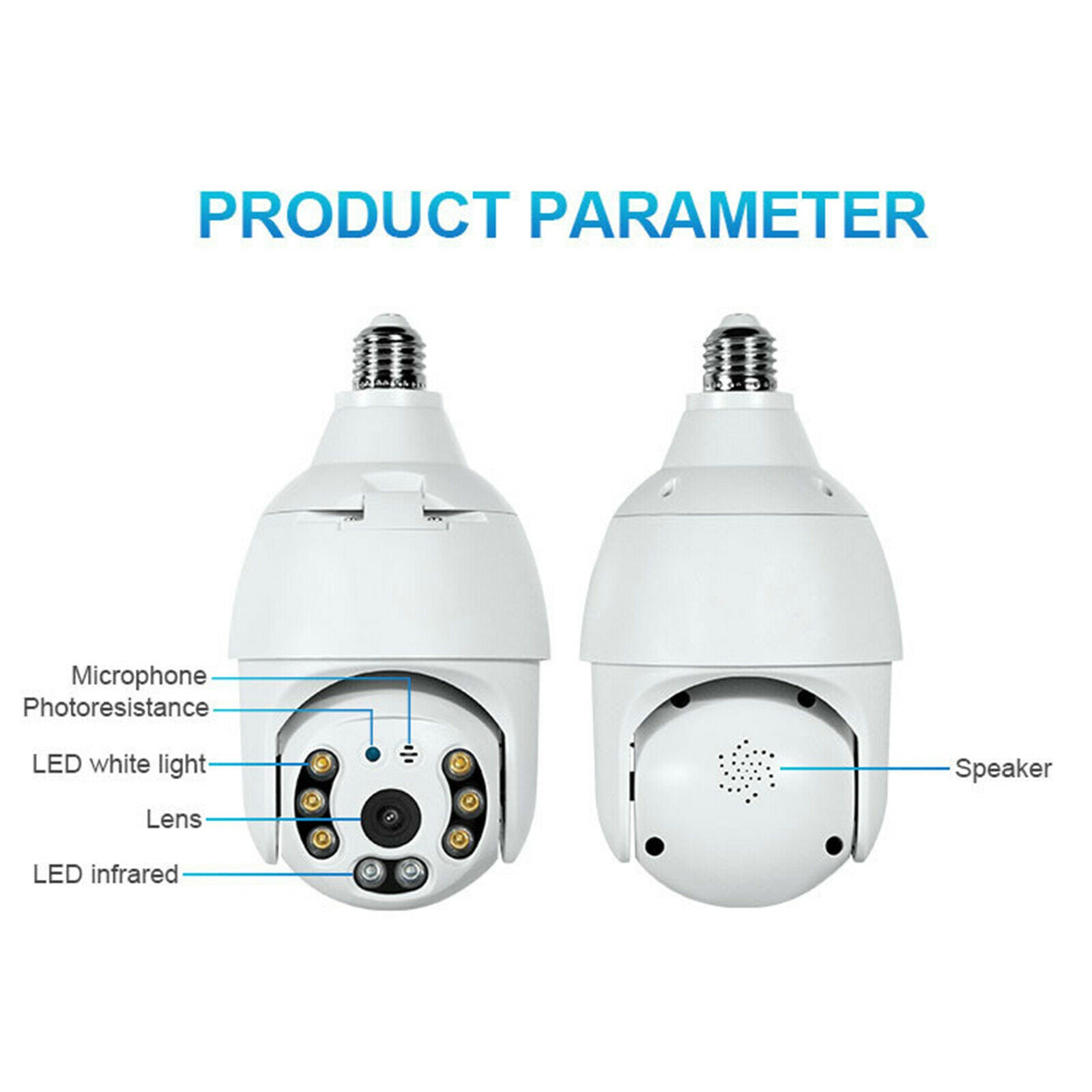 WiFi Camera IP Security Camera Wireless Waterproof Motion Tracker 2 Way Talk