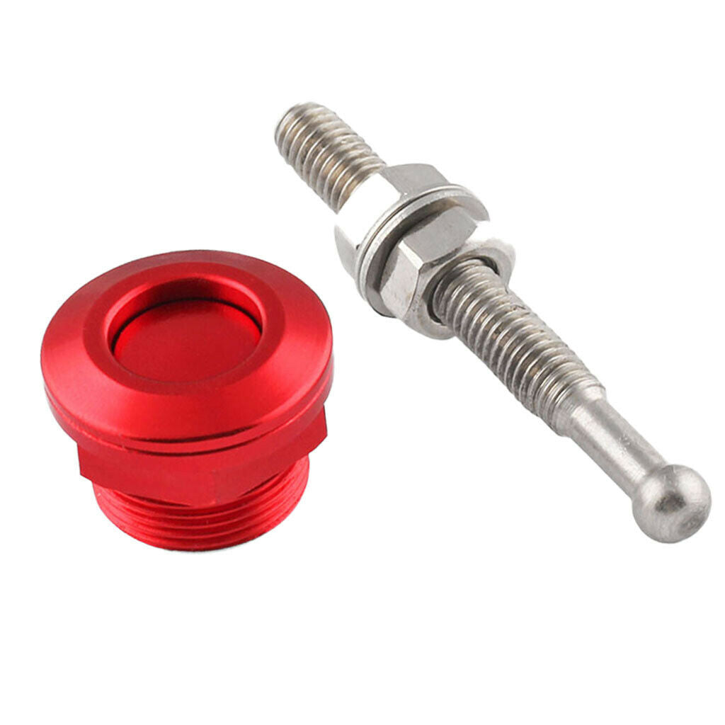 4x Solid Push Button Quick Release Bonnet Hood Pins Lock Latch 7/8" (22mm)