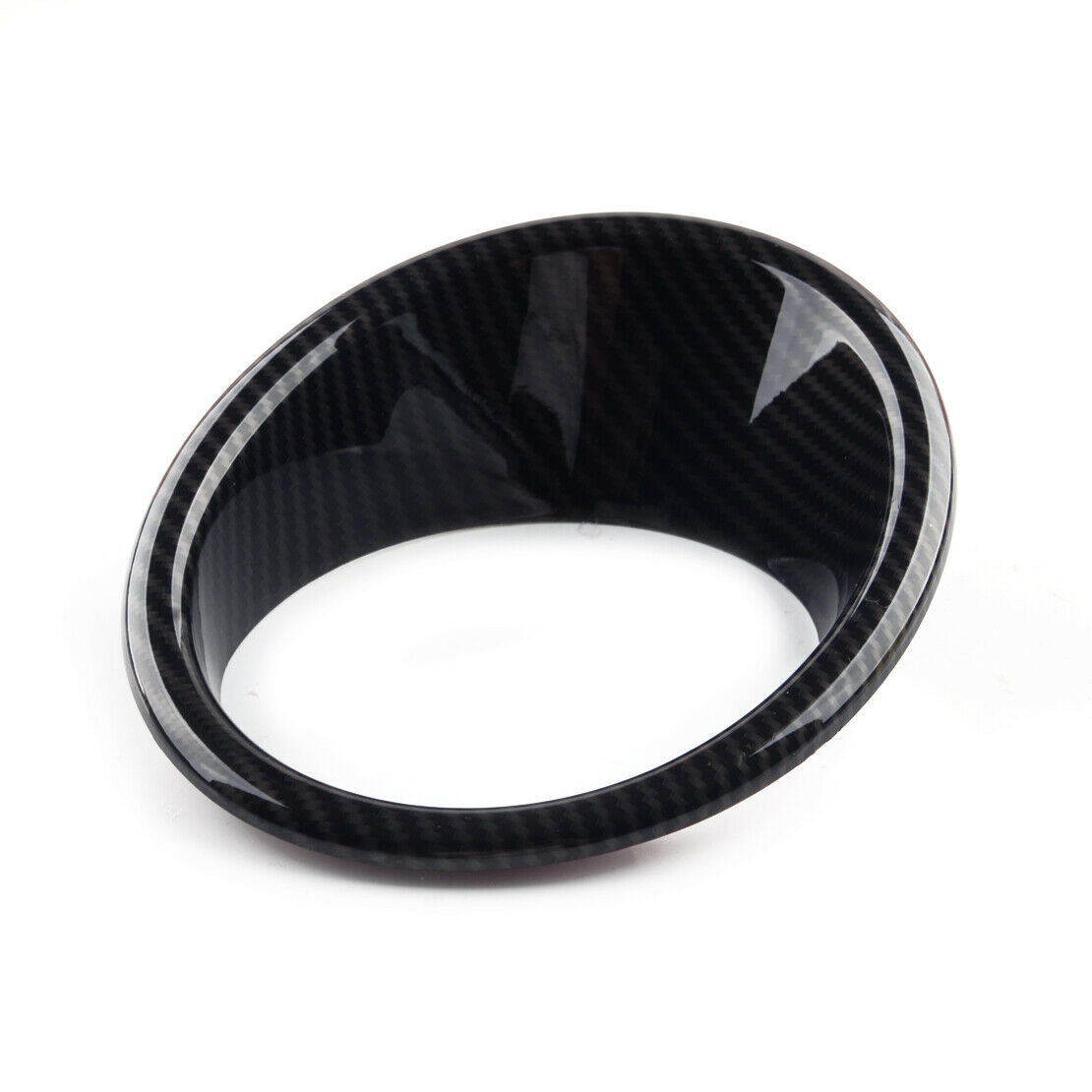 Carbon Fiber ABS Front Fog Light Lamp Ring Trim Fit For BMW X5 F15 2014-18