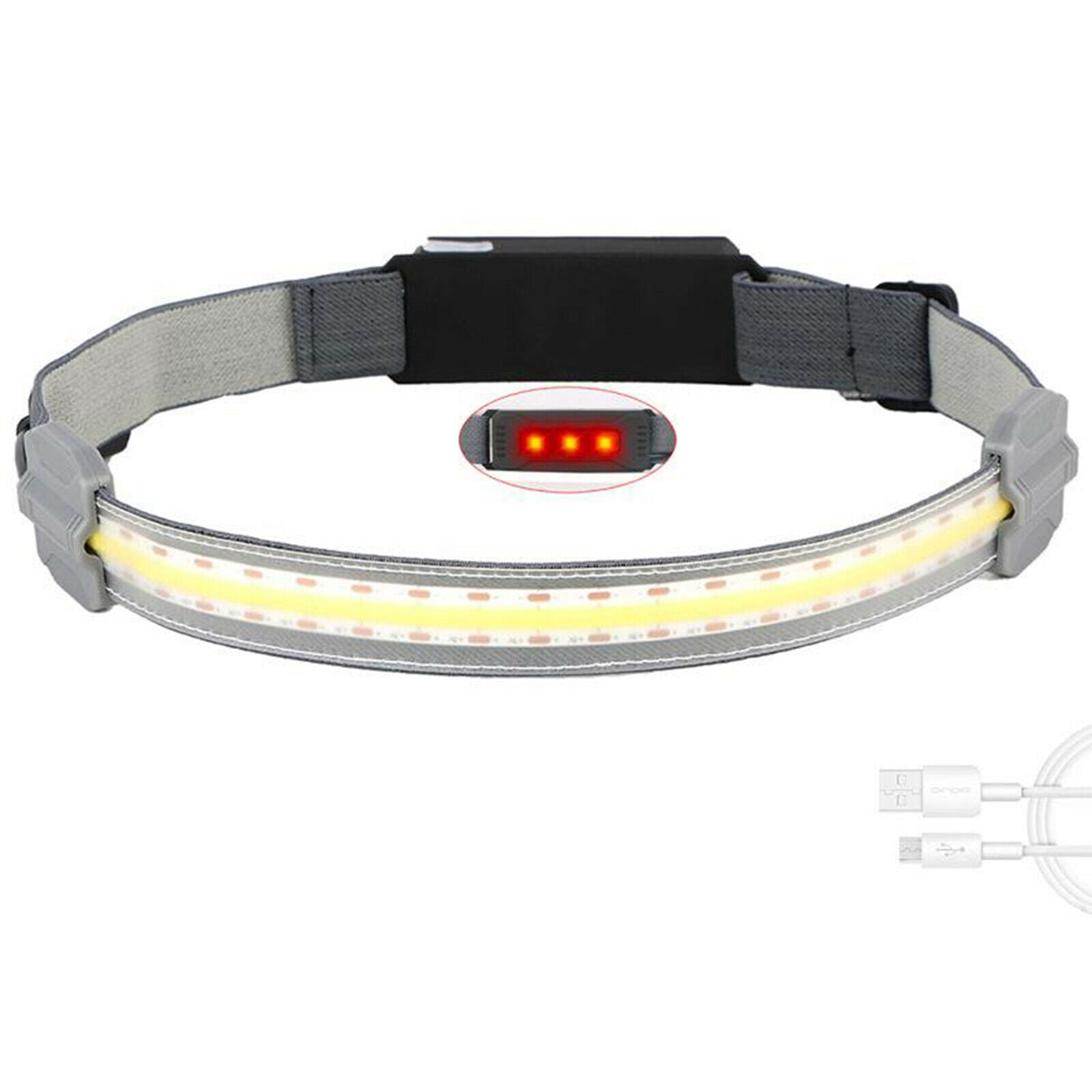 Adjustable Elastic Headlamp Strap Headlight Running Head Lamp Headband