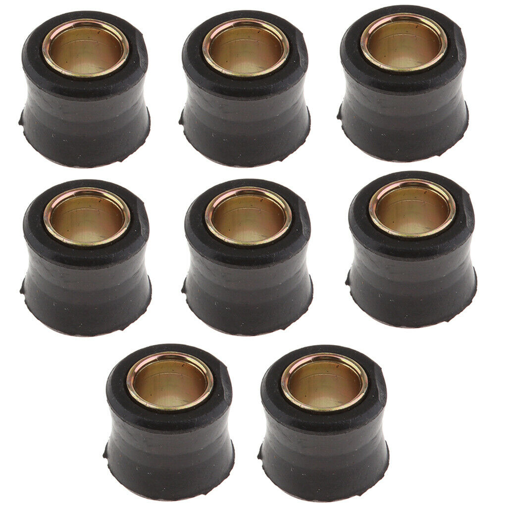 8x Motorbike Shock Absorber Rear Bush 12mm for Motorcycles Replacement