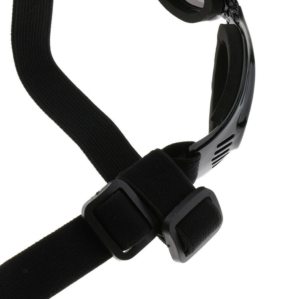 2 Pieces Folding Dog Goggles Eye Wear Protection Waterproof Pet Sunglasses for