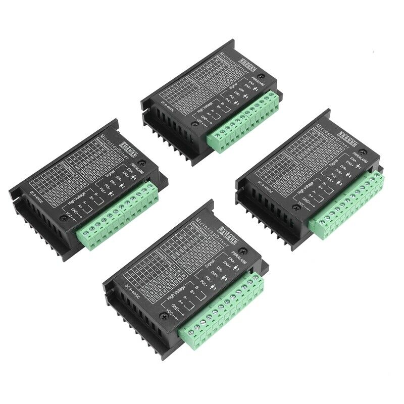 4 Pack TB6600 4A 9-42V Stepper Motor Driver CNC Controller, Stepper Motor Dri2