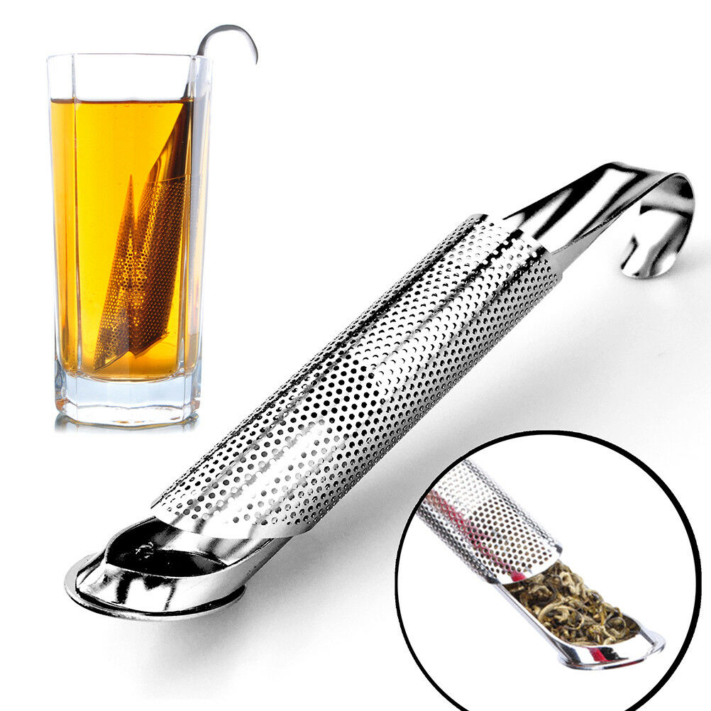 Stainless Steel Tea Infuser Pipe Design Metal Tea Strainer for Mug Filter .l8