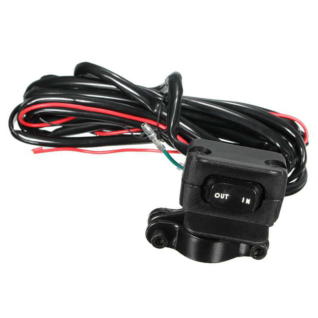 Winch Rocker Switch Handlebar Control Line Universal for Motorcycles