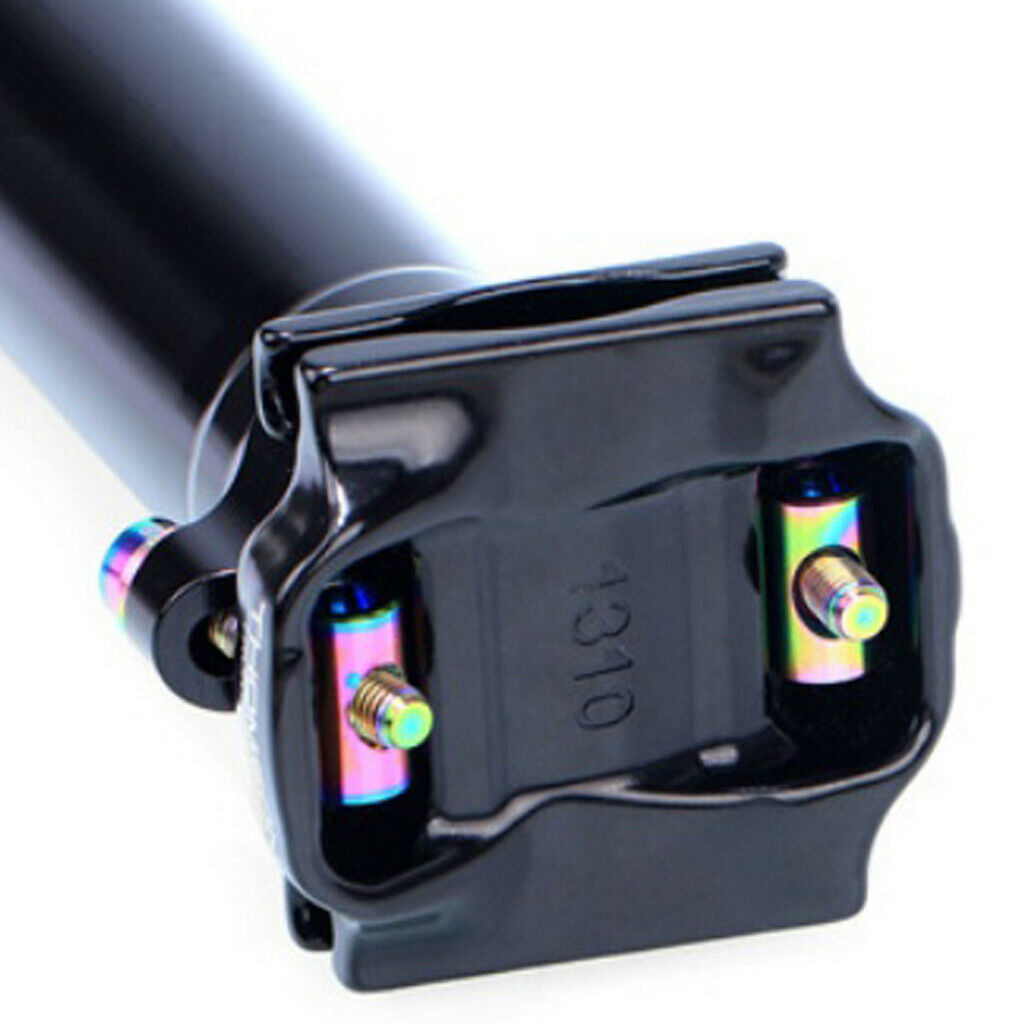 Mountain Bike Seatpost Screw Saddle Pipe Head Fixed Screw Multicolor 30mm