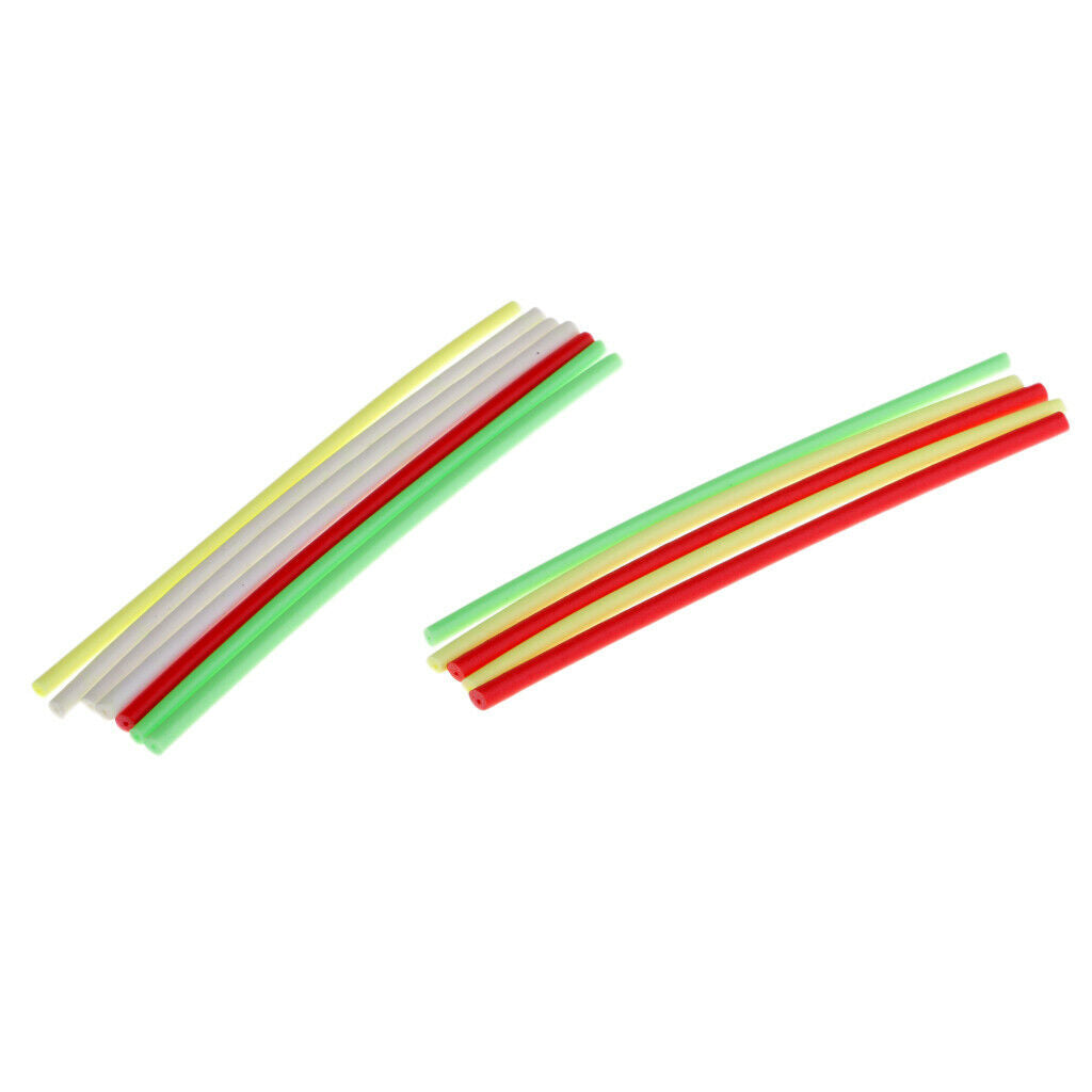 12 Pcs Semi-Rigid Fly Tying Foam Cylinder For Tying Mixed Colored Flies