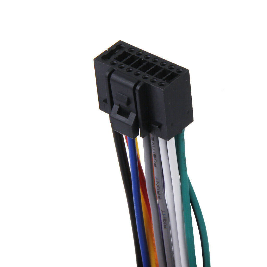 10x For Kenwood Car Radio Stereo EIA Wire Harness Cable W/16 Pin Connector