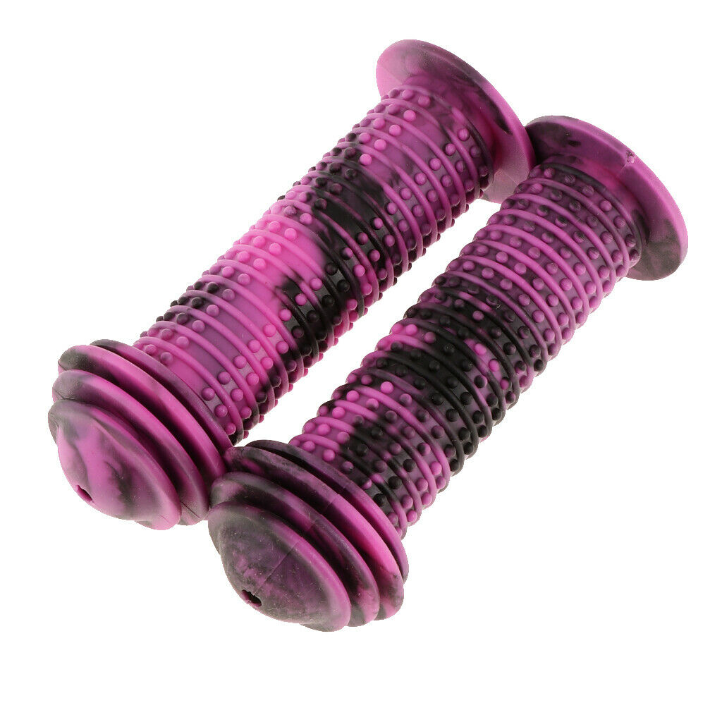 Children Rubber Bicycle Grip Kids Scooter Handle Bar Grips + Bike Handlebar
