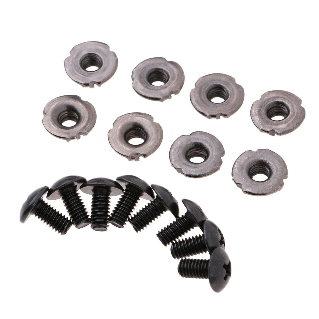 2X 8 Pairs Alloy Inline Skates Screws Nut Bolts Roller Skate Replacement Parts