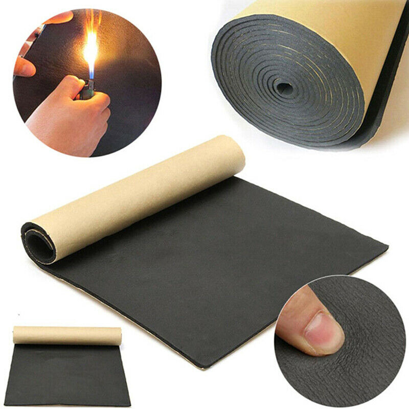 1Pc 30*50cm Auto Adhesive Cotton Insulation Foam Car Sound Proofing Deade.l8