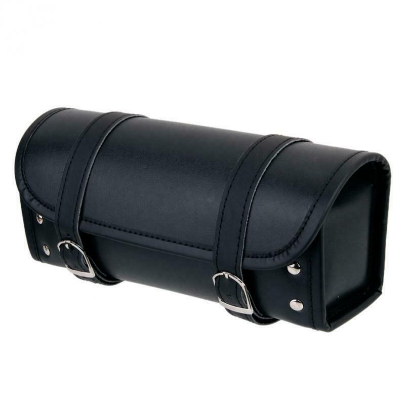Motorcycle Pannier Saddle Pouch Faux Leather Luggage