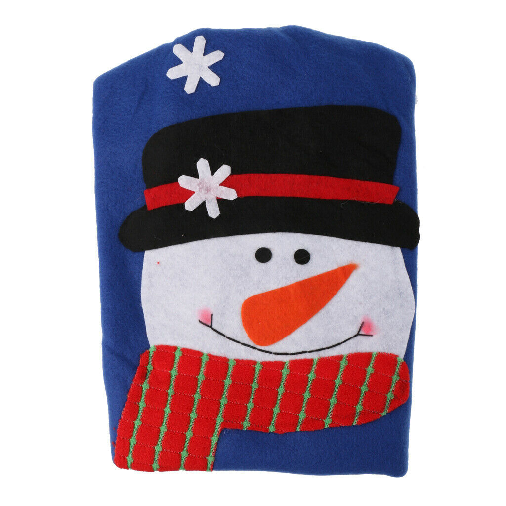 Snowman Pattern Christmas Toilet Seat Cover WC Bathroom Warmer Closestoo Xmas