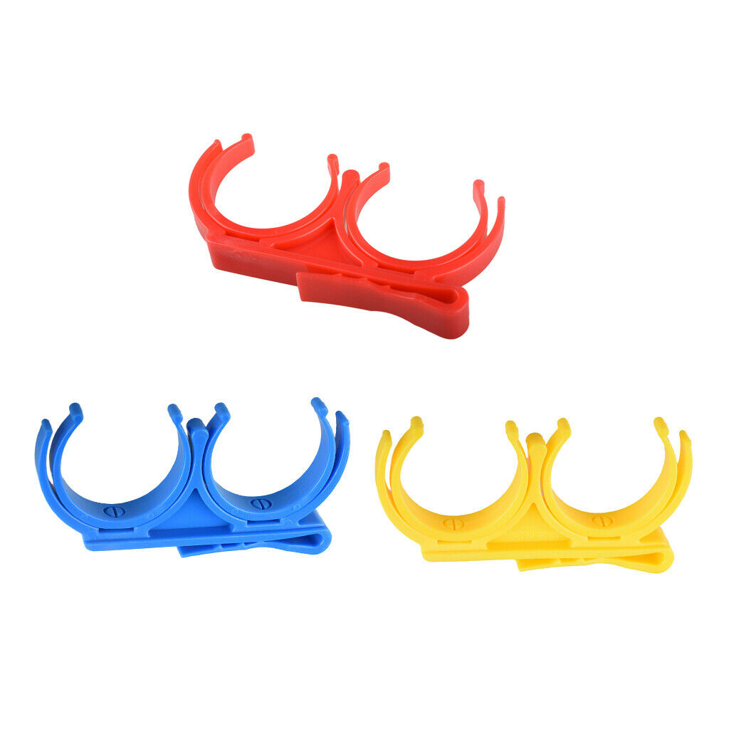 3x Universal Plastic Golf Ball Holder Clip Belt Clamp Golf Ball Organizer