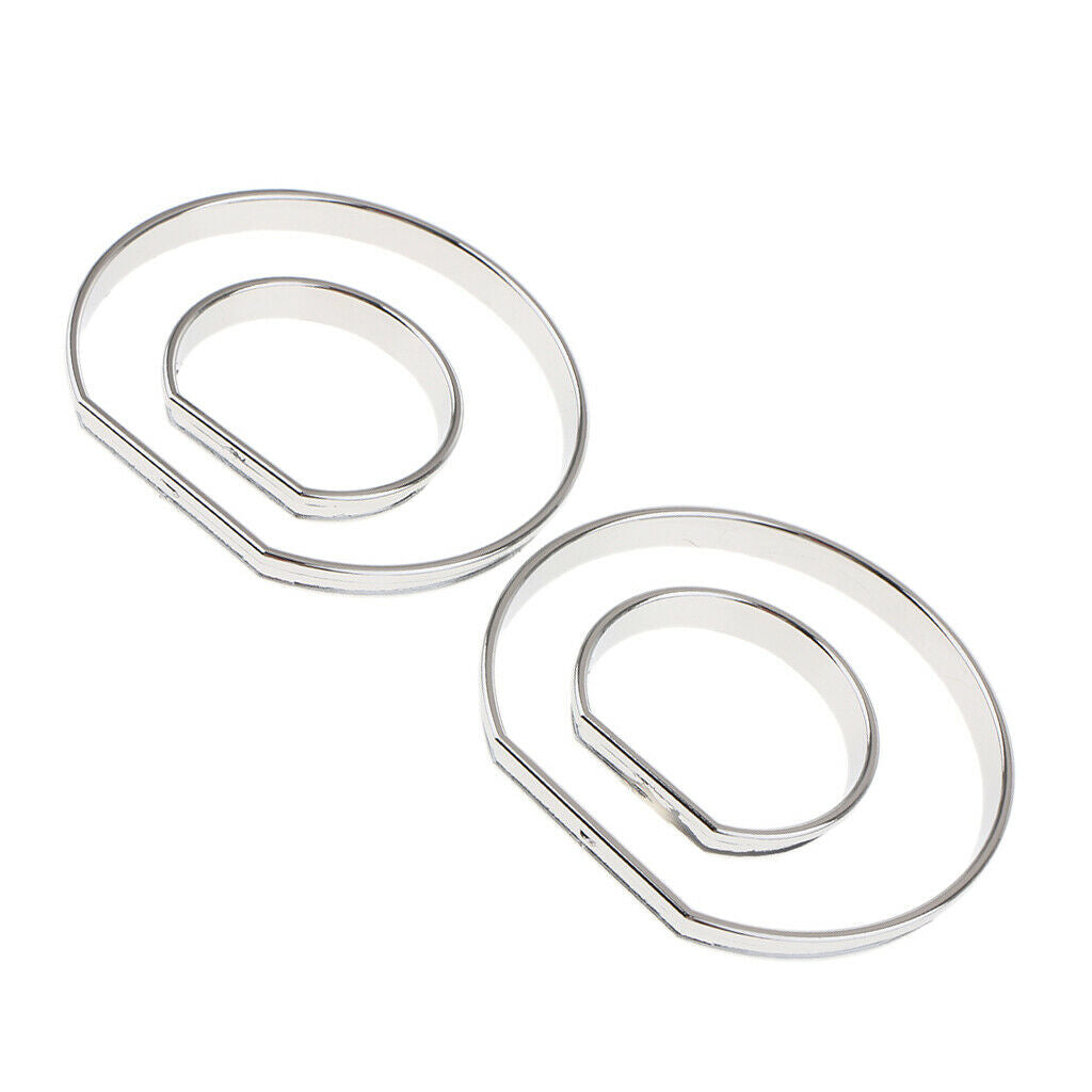 For BMW M3 E46 Speedo Meter  Gauge Dial Rings Bezel Trim Sliver