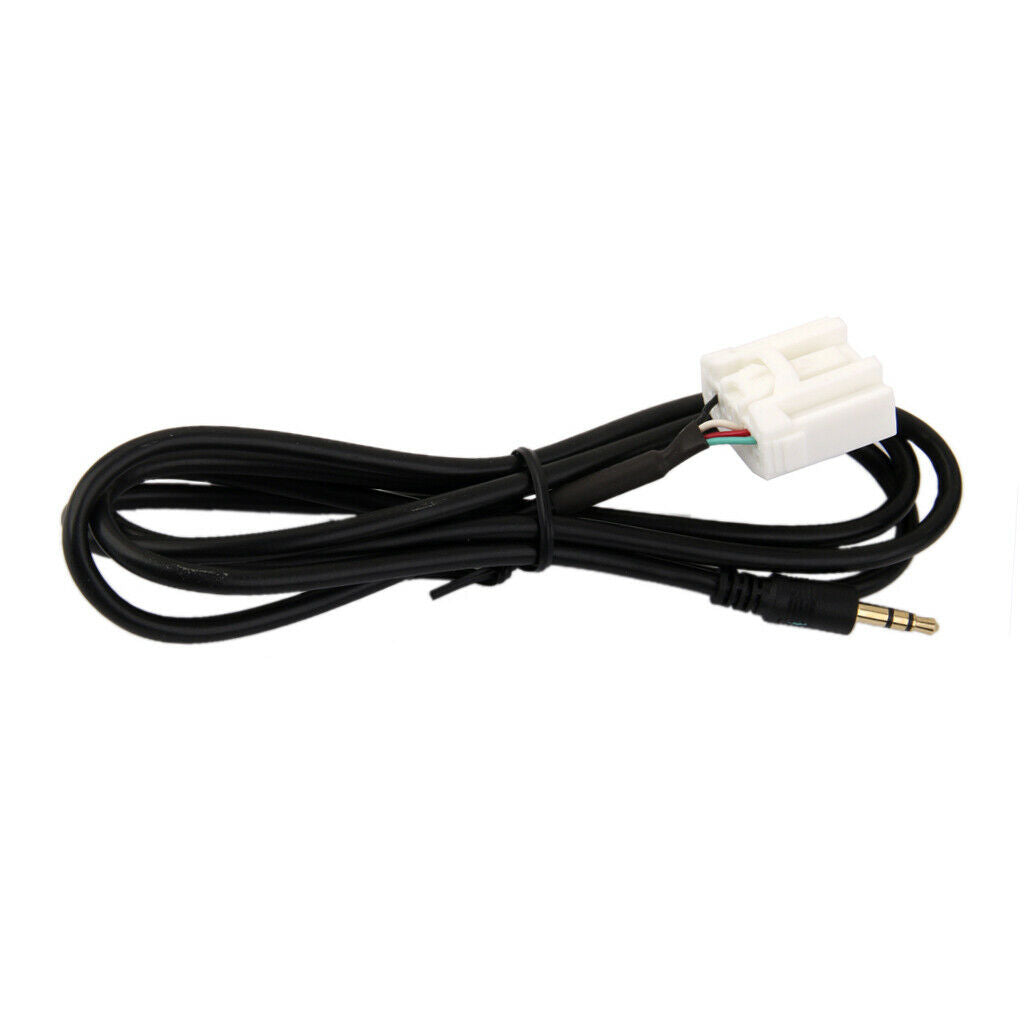 Car 3.5mm AUX Audio CD Interface Adapter Cable For Mazda 2 3 5 6 2006-2013
