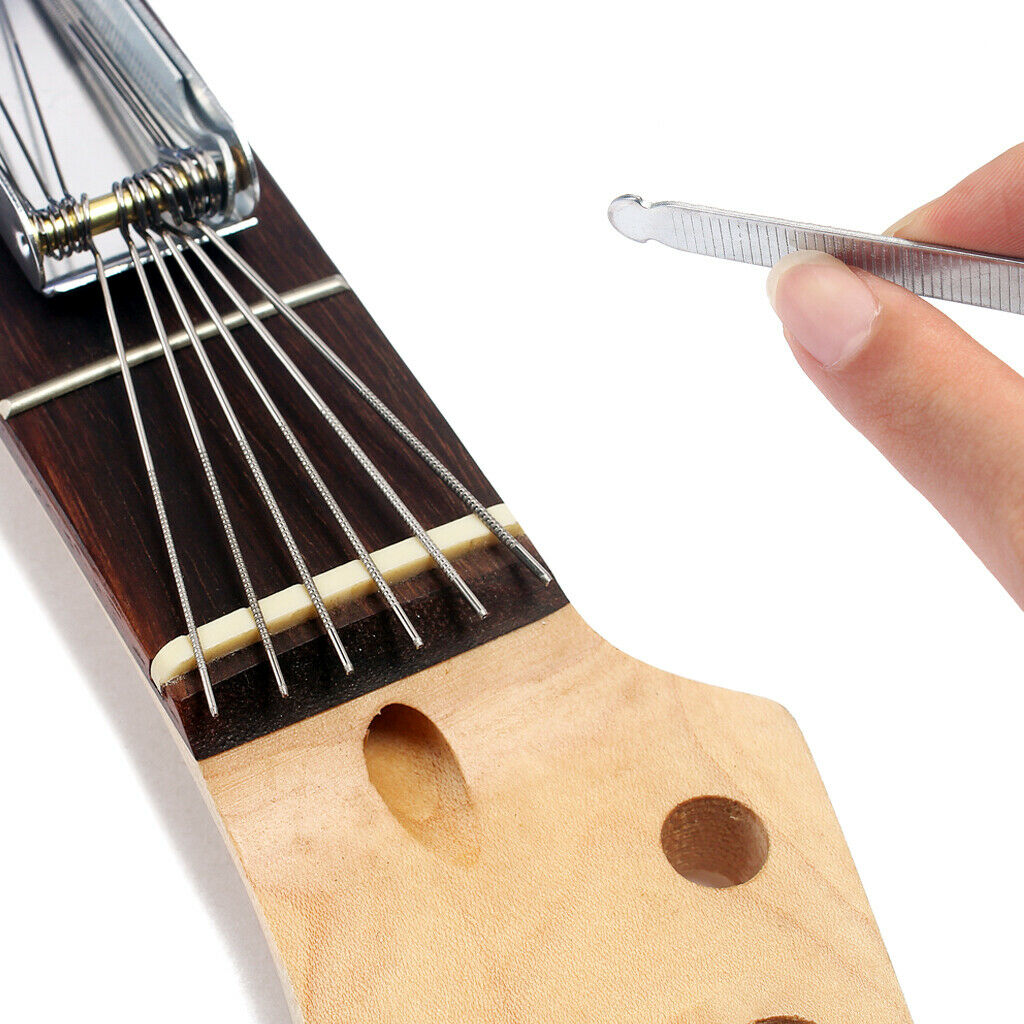 Guitar file set including 13 round files & 1 flat file 0.3mm - 1.6mm size