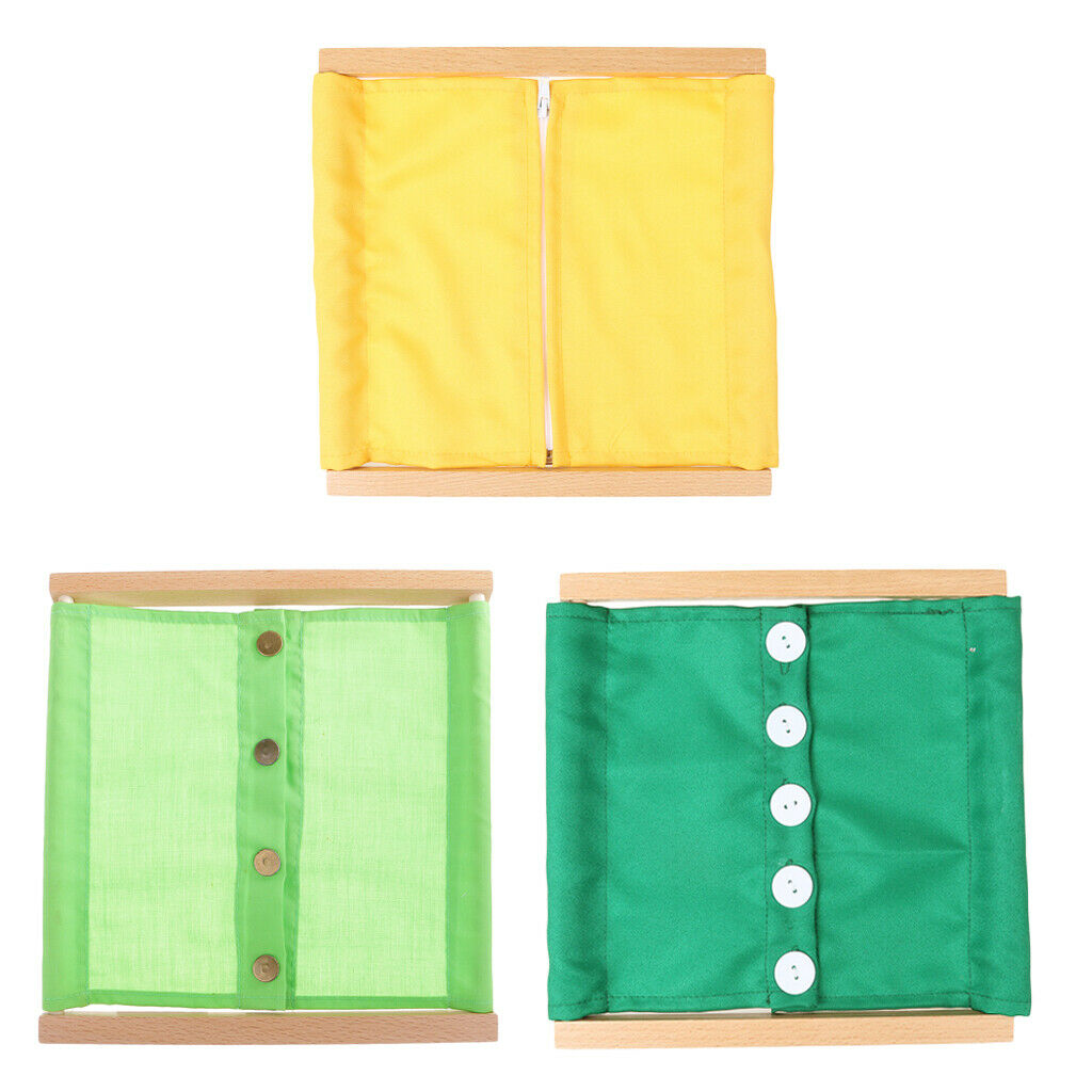 3 Pack   Learn to Dress Boards Toddler Felt Busy Boards Kids