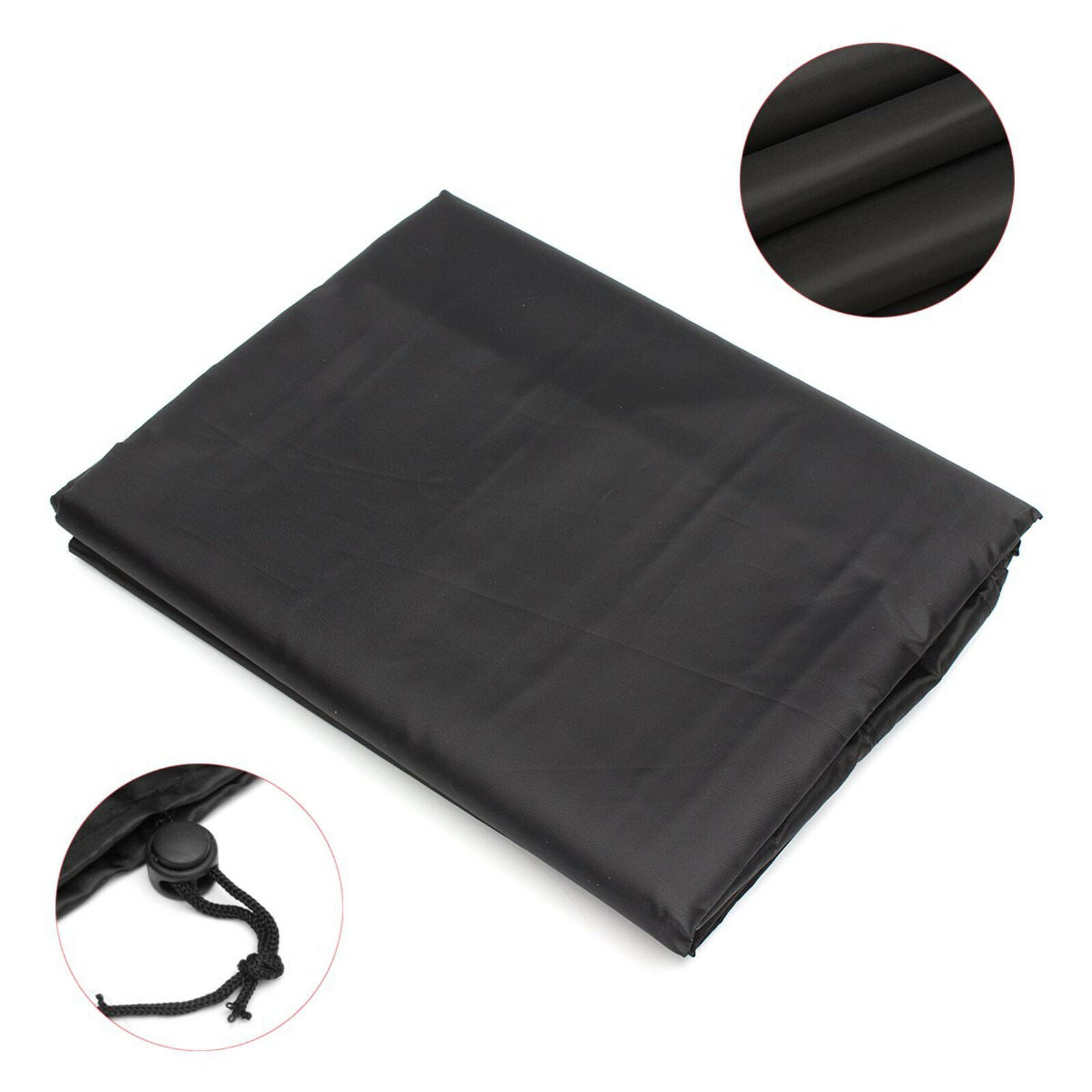 Round Fire Pit Cover Patio Barbecue BBQ Covers Waterproof Weather Resistant