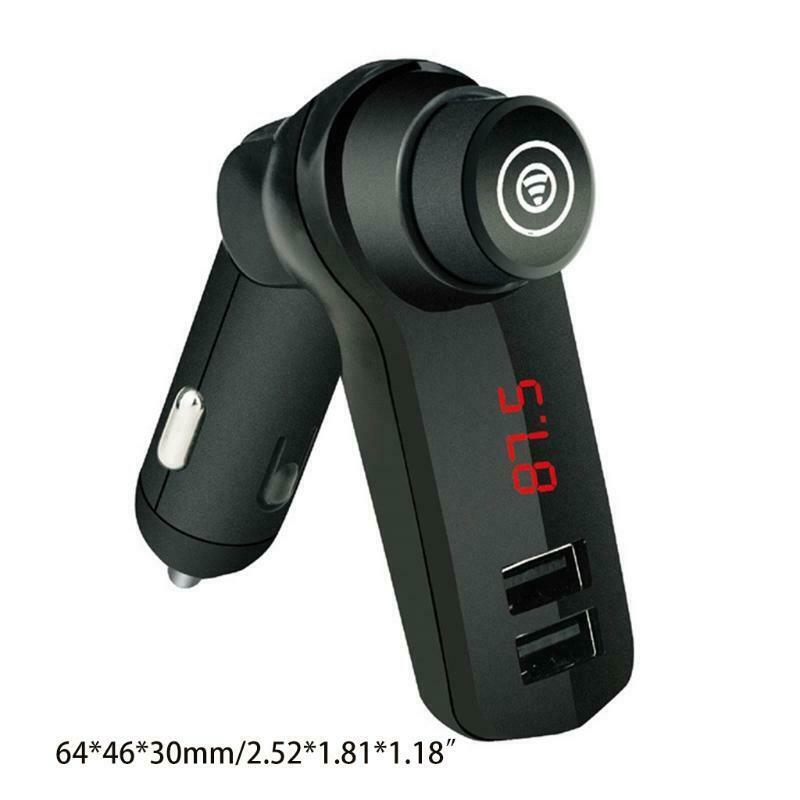 Bluetooth-compatible Car MP3 Player Handfree Call Noise Canceling Car Charger