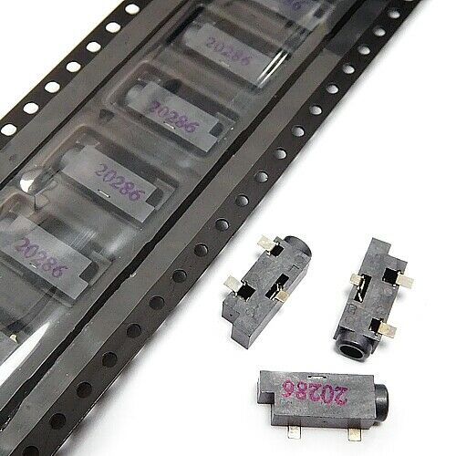 [100pcs] 010162FB Mini Jack Stereo 2.5 mm SMD