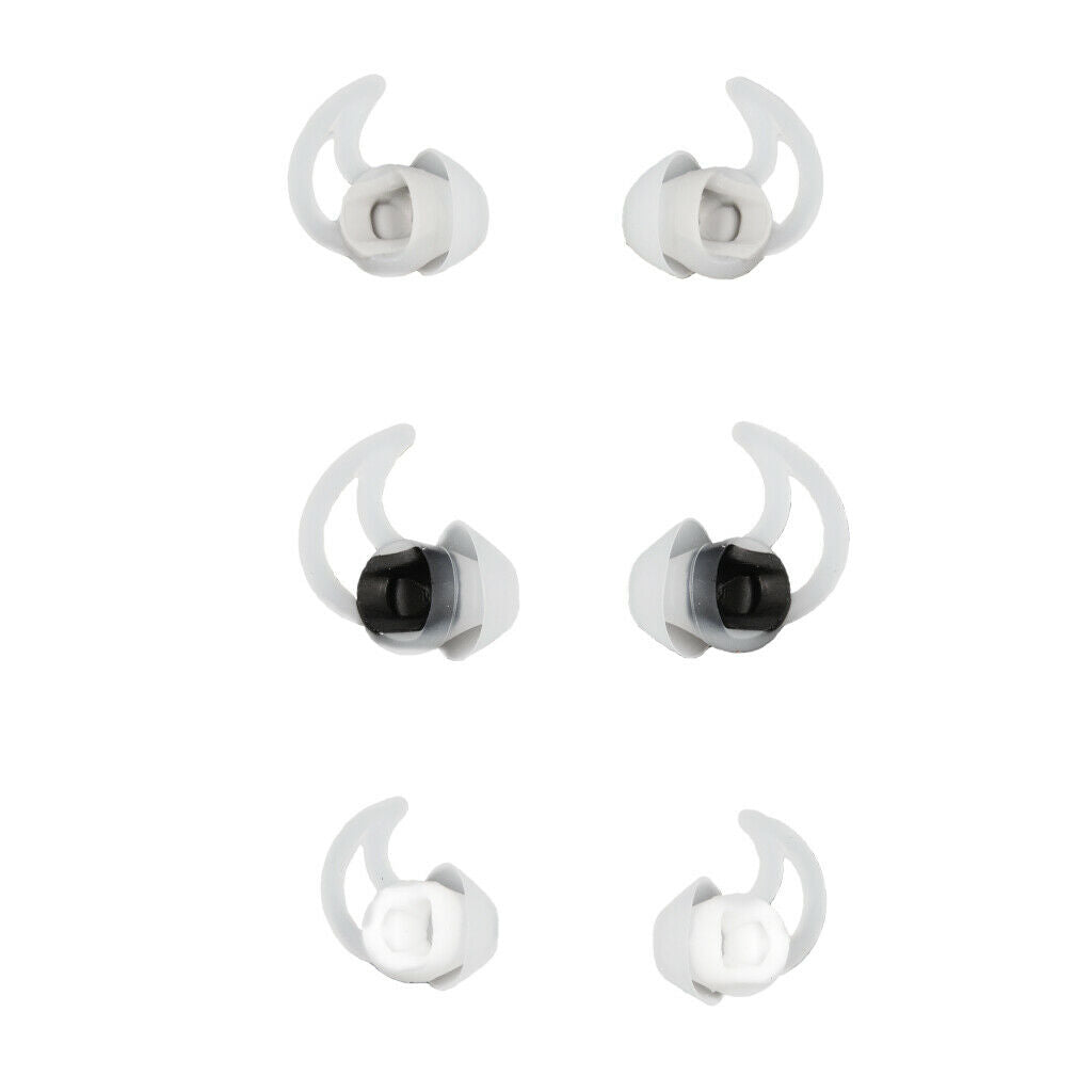 Ear Bud Tips for Bose QC20 QC20i SoundSport SIE2 IE2 IE3 StayHear S M L Tips