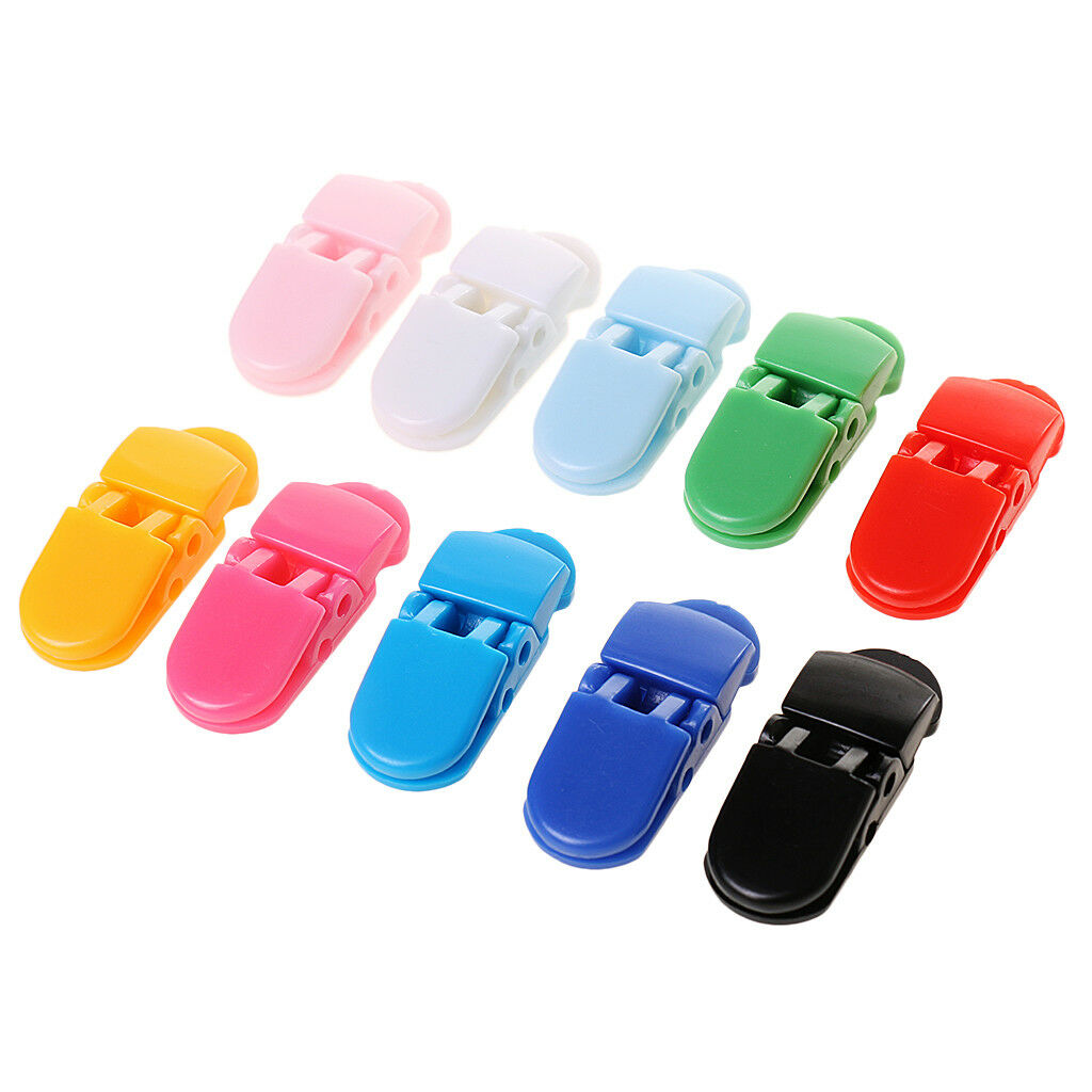 20pc Mixed Toddler Baby Soother Clips Dummy Clips Chain Pacifier Clip Holder