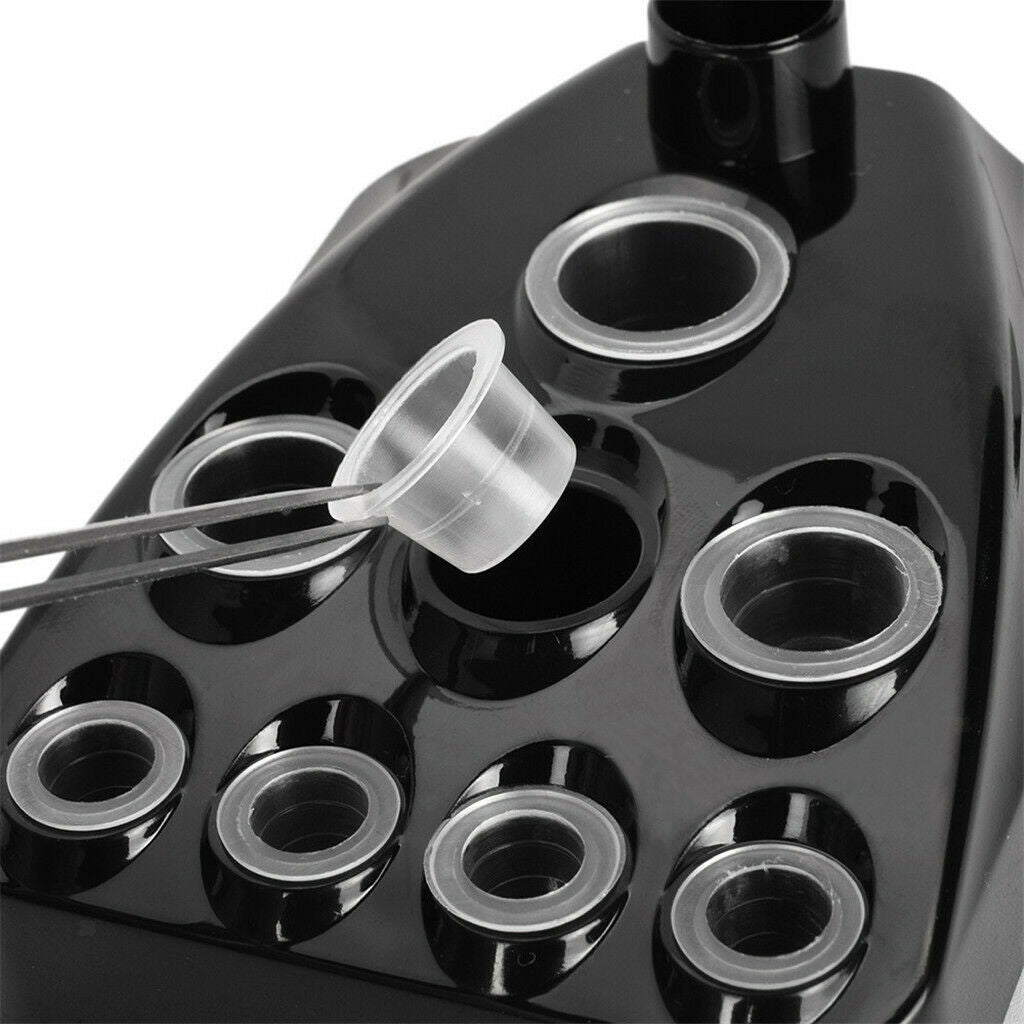Soft Tattoo Shock Absorption Grommets Nipples O-rings Ink Pigment Cups Stand