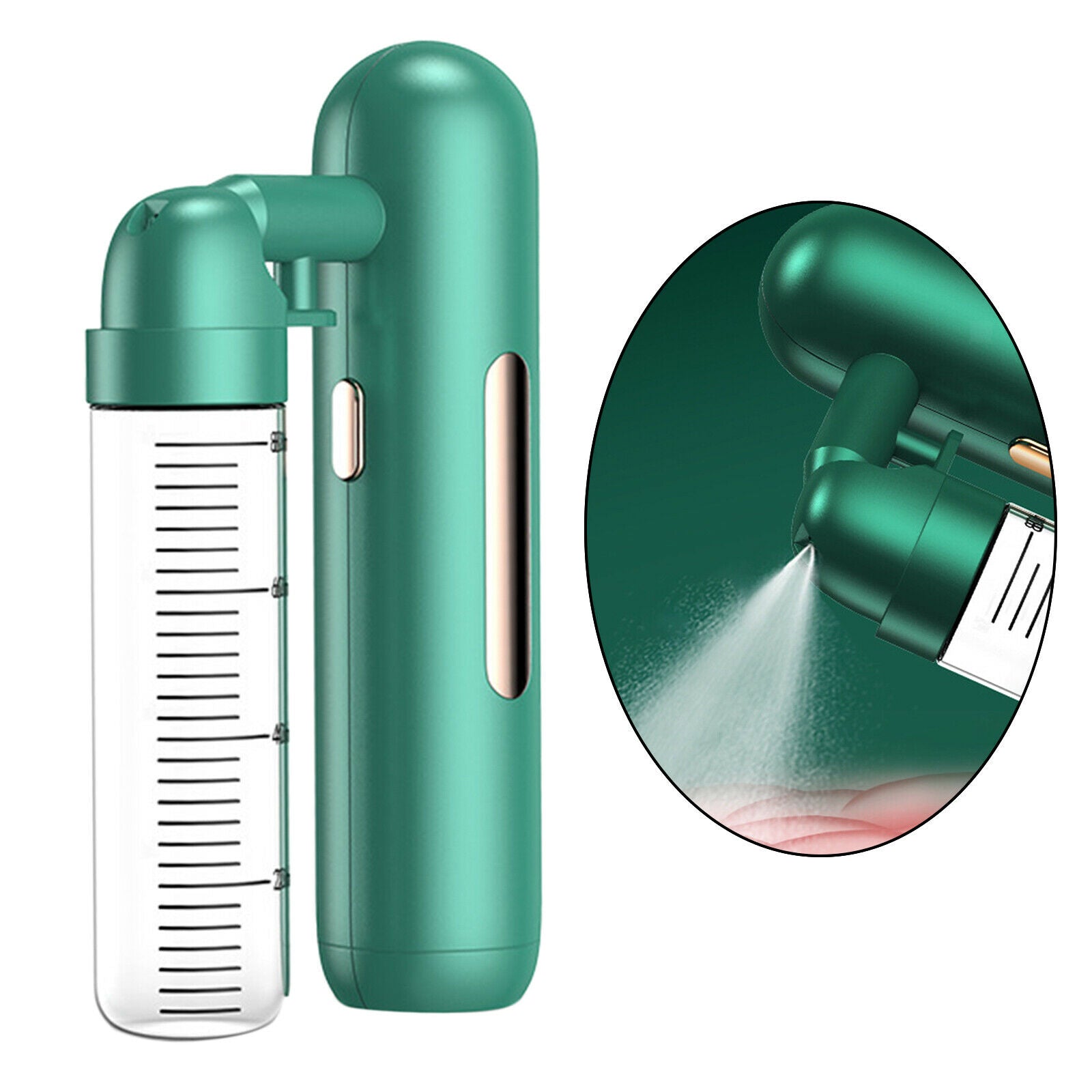 80ml Handheld Oxygen Injection Nano Facial Mister Gun Sprayer Skin Care