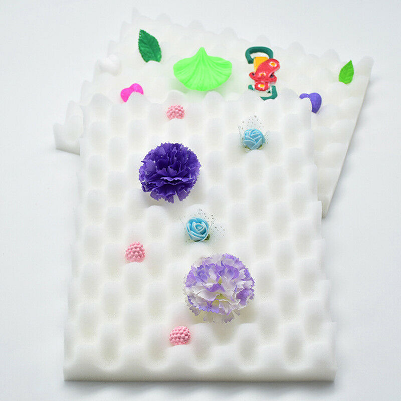 2pcs Cake Fondant Sugar Flower Sponge Mats Tool Mold Mat Shaping Sponge Pad M JY