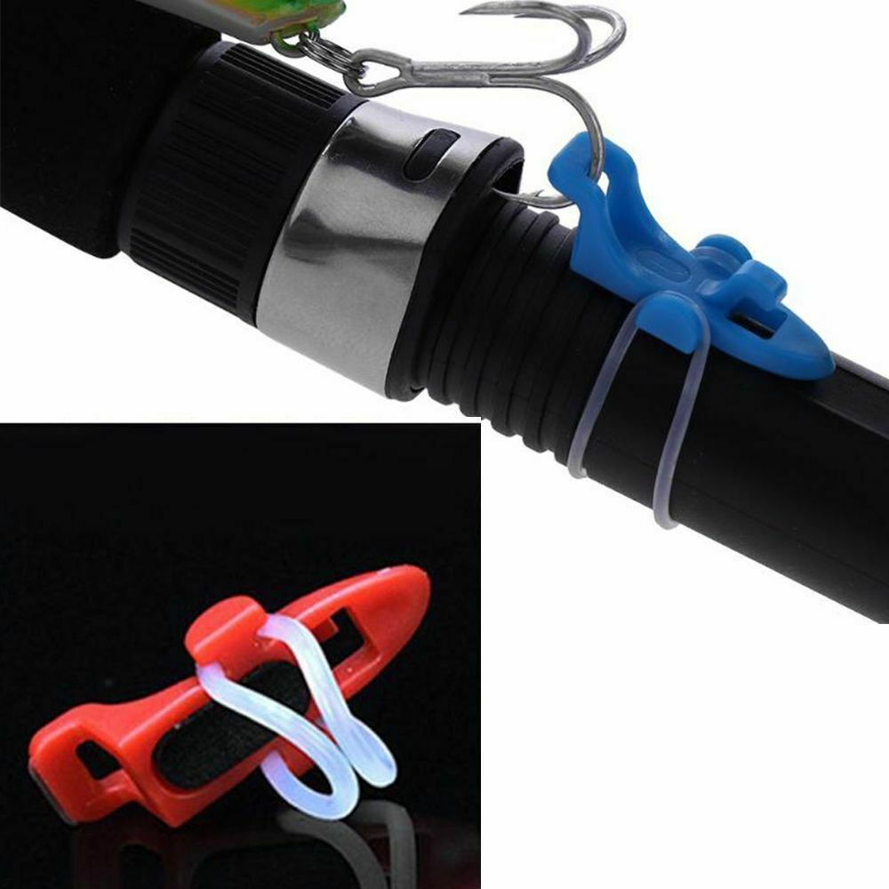 Quality 3 Rubber Rings Jig Lures Holders Fishing Gear Safe Hanger Fishingrod