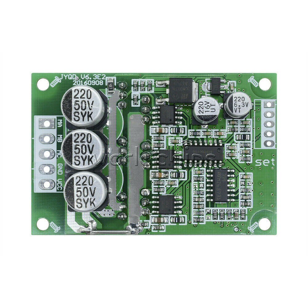 Brushless Motor PWM Control Controller Balanced BLDC Driver Board DC 12V-36 500W