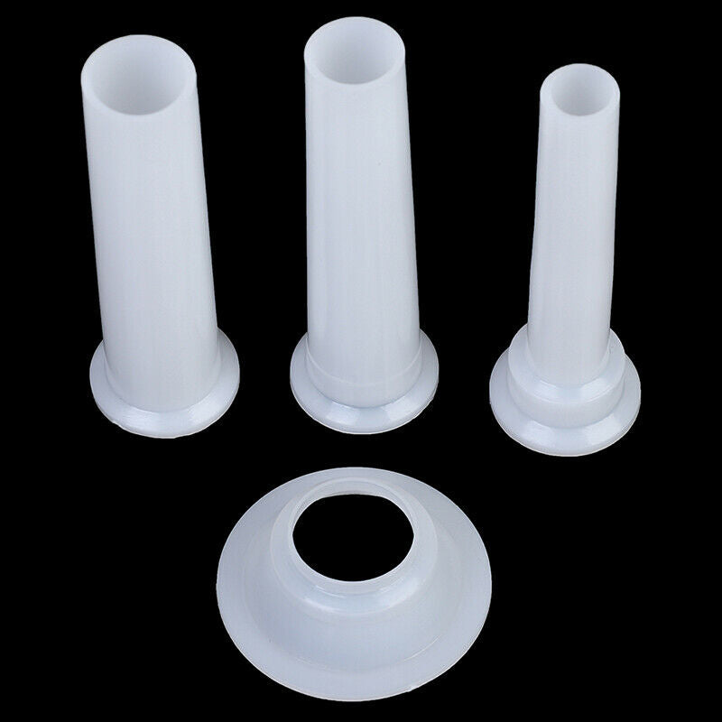 1Set Meat Grinder Sausage Stuffer Filling Tubes Funnels Nozzles for Sausage Tube