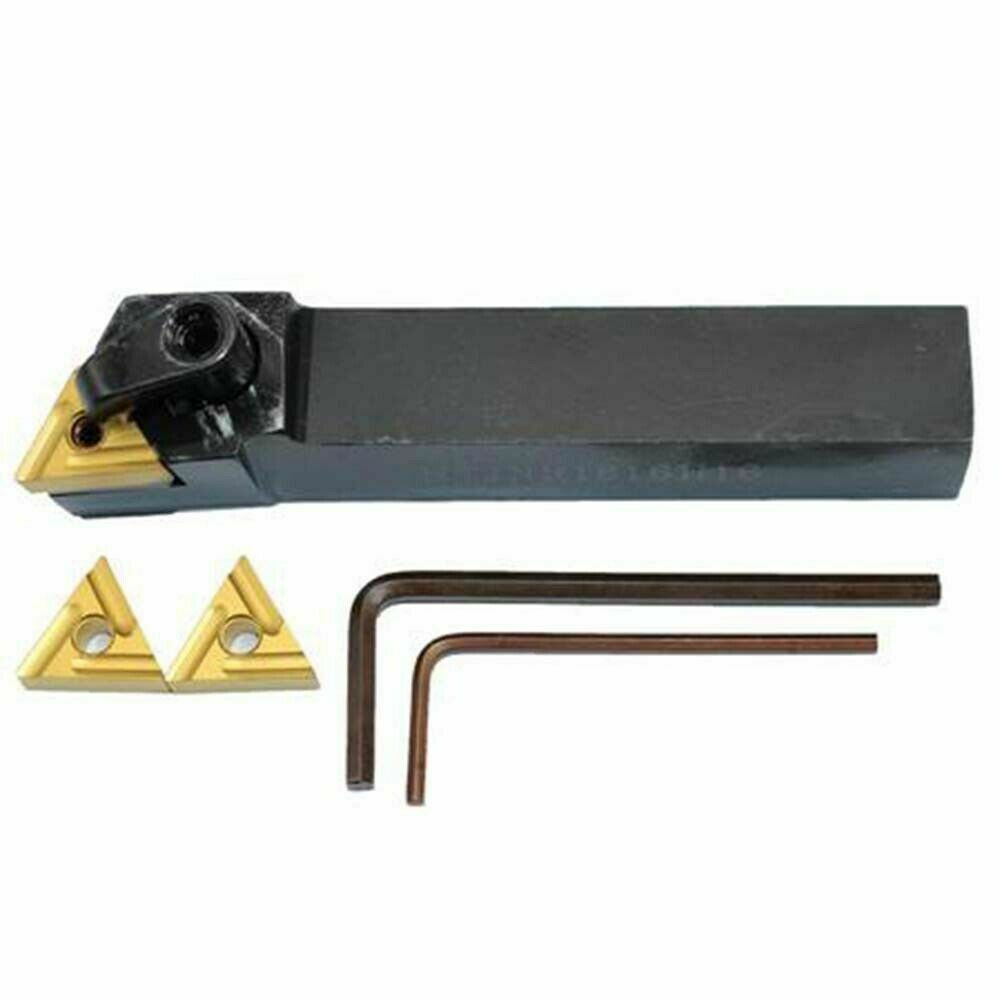 MTJNR1616H16 16mm X 100mm Lathe Turning Tool Holder + TNMG160404L -S CNC Inserts