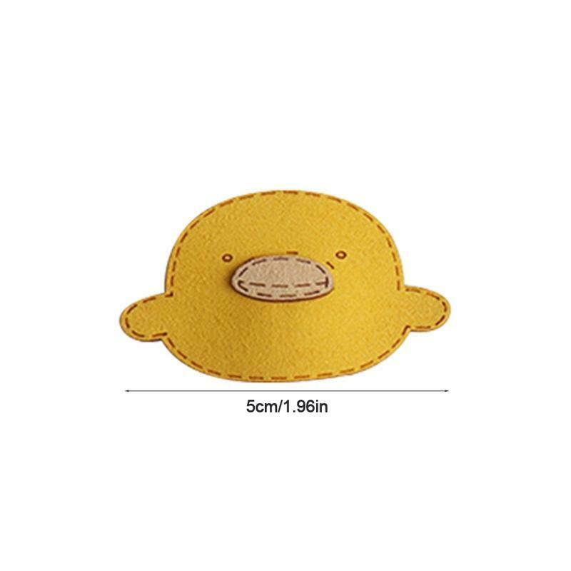 Cute Hair Side Clip Cartoon Yellow Duck Spring Summer Hairpin for Toddler Girls
