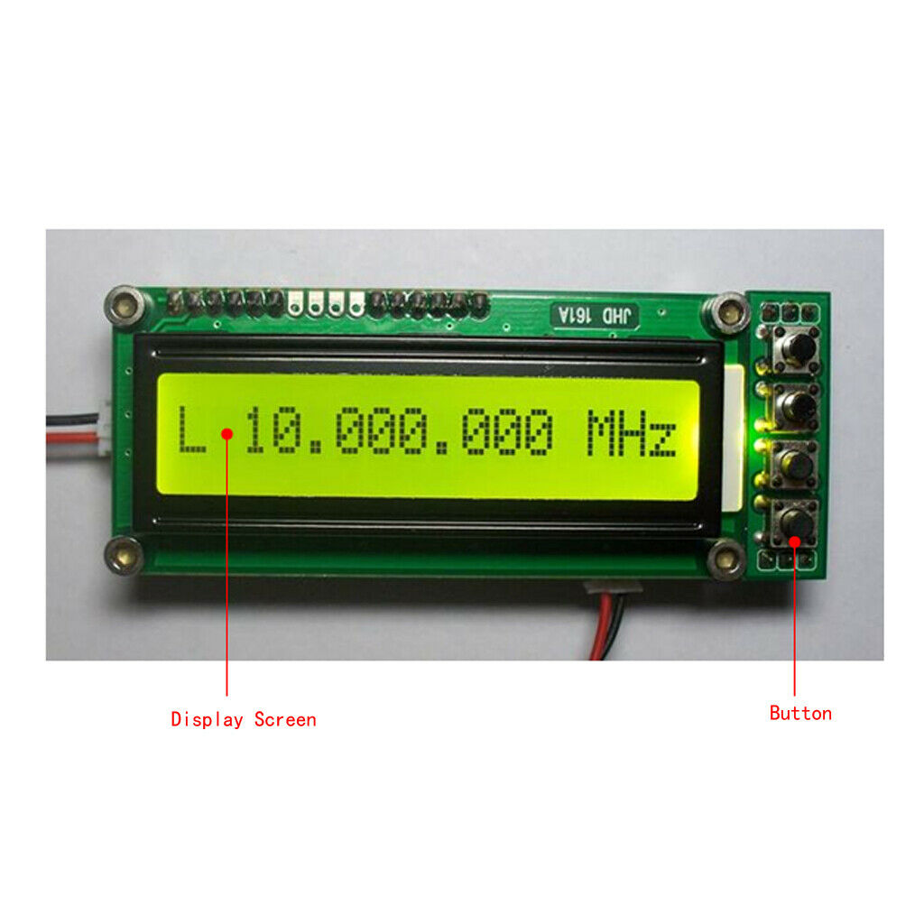 Signal Frequency Counter Cymometer Meter 0.1MHz-1200MHz for Ham Radio Green