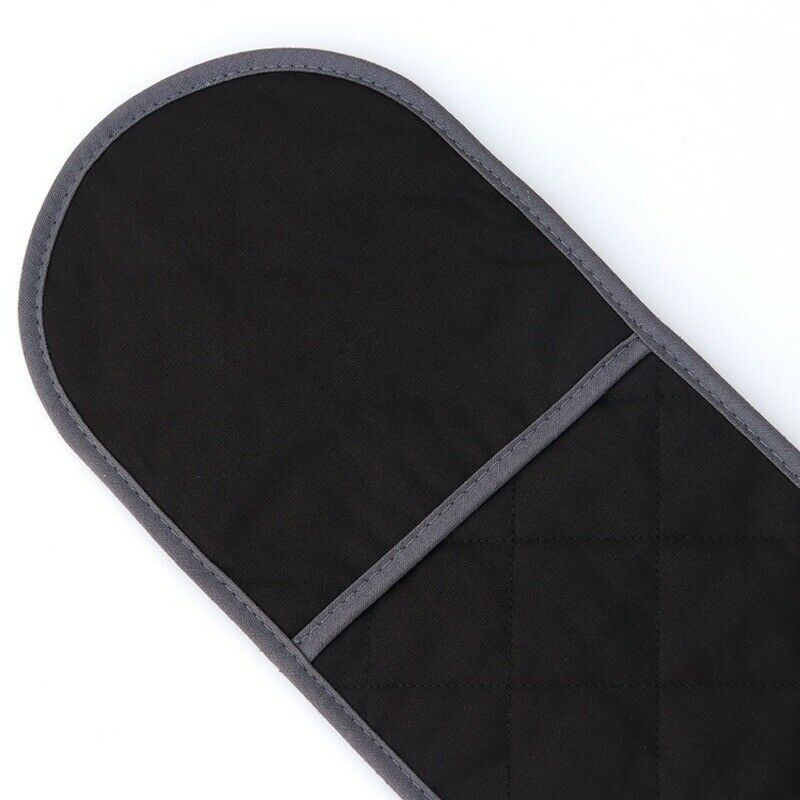 Double Oven Gloves Heat Resistant Insulated Cotton Padded Potholders Non Slip